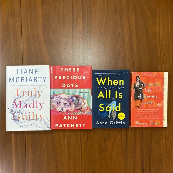 Assorted Hardcover Fiction Non-Fiction Books Liane Moriarty Ann Patchett - Picture 1 of 4